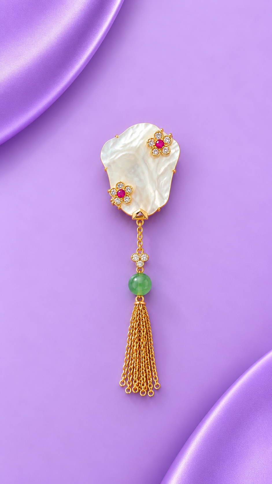 Perfectly Odd – Mother of Pearl Brooch